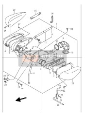 1370027F00, Cleaner Assy, Air, Suzuki, 0