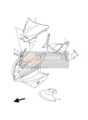 944110BE00YKY, Body, Cowling (Blue), Suzuki, 0