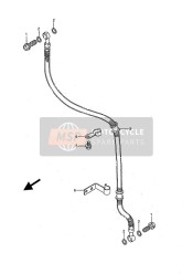 Flexible de frein avant