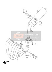 1431018H02H01, Aufpuff, Suzuki, 0