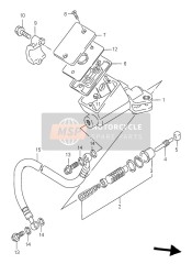 5980040C12, Cylinder Assy, Clutch  Master, Suzuki, 1