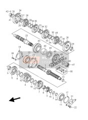 2425235F00, Bush 5TH Drive Gear, Suzuki, 1