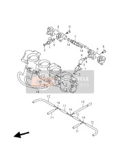 1368021H11, Tube, Suzuki, 3