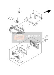 Lámpara de combinación trasera