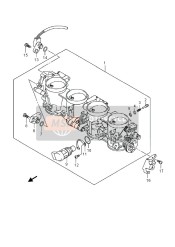 1340615H21, Throttle Body, Suzuki, 0