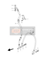 Flexible de frein avant