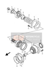 Engranaje impulsor secundario