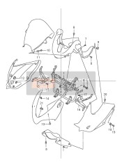 Parti per l'installazione della carenatura (Con carenatura)