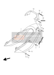 6813131F00GW7, Emblem, Tail Cover, Suzuki, 0