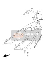 6813126E3020H, Emblem, Tail Cover, Suzuki, 0