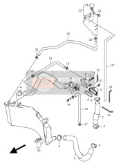 1785139F00, Hose, Radiator Inlet, Suzuki, 0