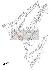 6813119C30F04, Emblem, Frame Cover Lh, Suzuki, 0