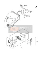 Fanale posteriore combinato (GSX1300RAUF)