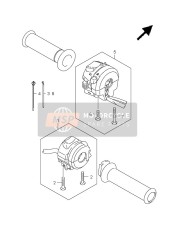 3740023H13, Switch Assy,Handle,L, Suzuki, 0