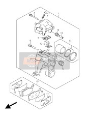 6910015850, Pad & Shim Set, Suzuki, 0