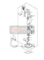 1518115H00, Bracket, Fuel Gauge, Suzuki, 0