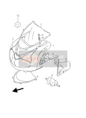 9461002FA0, Scheibe. Verkleidung, Suzuki, 4