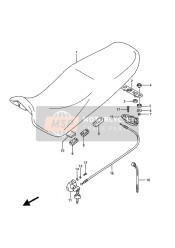 9570026820, Lock Set, Seat, Suzuki, 0