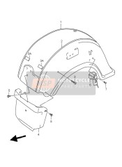 6311010F202AX, Fender, Rear, Suzuki, 0