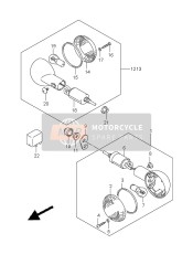 Indicatore di direzione lampada