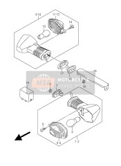 Turn Signal Lamp (SV650-A-U-UA)