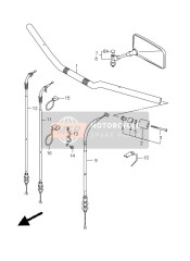 5862116GC0, Guide, Cavo SV650A/K7-, Suzuki, 2