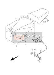 4510016GA1W05, Seat Assy, Suzuki, 0