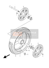 5411108F20YMY, Velg,Voorwiel, Suzuki, 0