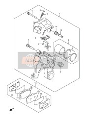 6910015H31999, Caliper Assy, Rear, Suzuki, 0