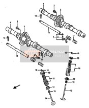 1291117D00, Soupape, Suzuki, 2