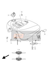 4453022H00, Bracket, Rear, Suzuki, 1