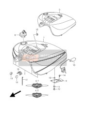 4420041831, Cap Set,Fuel Ta, Suzuki, 1