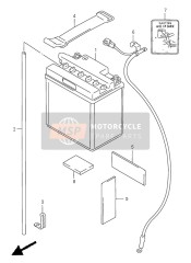 3386044B01, Lead Wire, Battery (-), Suzuki, 0