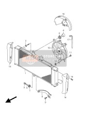 1776146H00, Tapa, Radiador, Derecha, Suzuki, 0