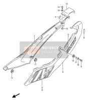 4721501D00, Frame Cover, Suzuki, 2