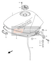 0918006180, Spacer, L:43, Suzuki, 2