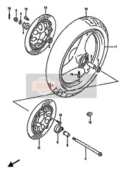 Roue avant