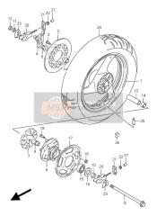 Roue arrière