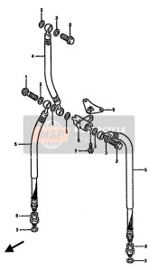 Flexible de frein avant