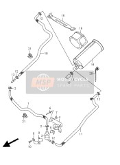 4443647H00, Hose, Purge, Suzuki, 0