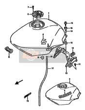 6811101D20C2T, Emblem, Suzuki, 0