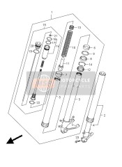 5132136F00, Bulón Cojinete, Suzuki, 2