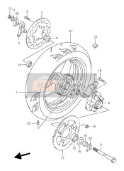 Roue arrière