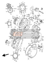 1138024F20, Cover, Starter Clutch, Suzuki, 2