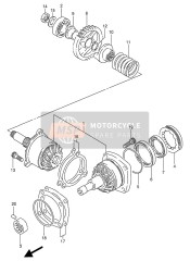 Engranaje impulsor secundario