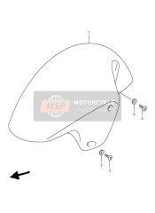 5311024F00YU8, Fender, Front (Gray), Suzuki, 0