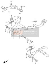 STÄNDER & BREMSE HINTEN