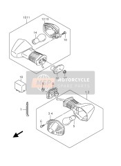 3560238G10, Clignotant, Suzuki, 1