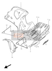 9440739FR0LS6, Cowl Assy, Under Rh, Suzuki, 0