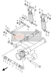 Bras oscillant arrière